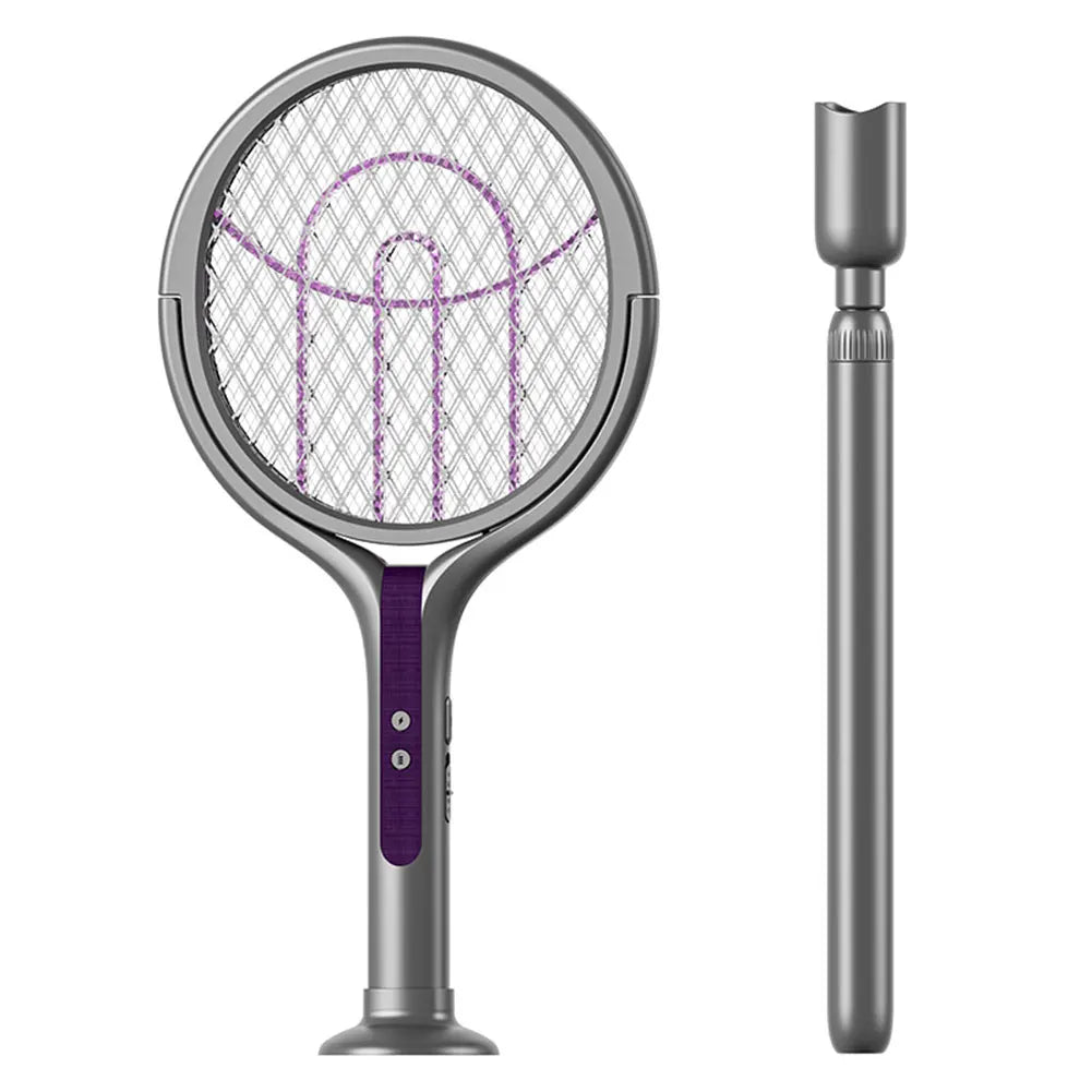 2-in-1 Electric Fly Swatter & Mosquito Trap – Rechargeable Bug Zapper
