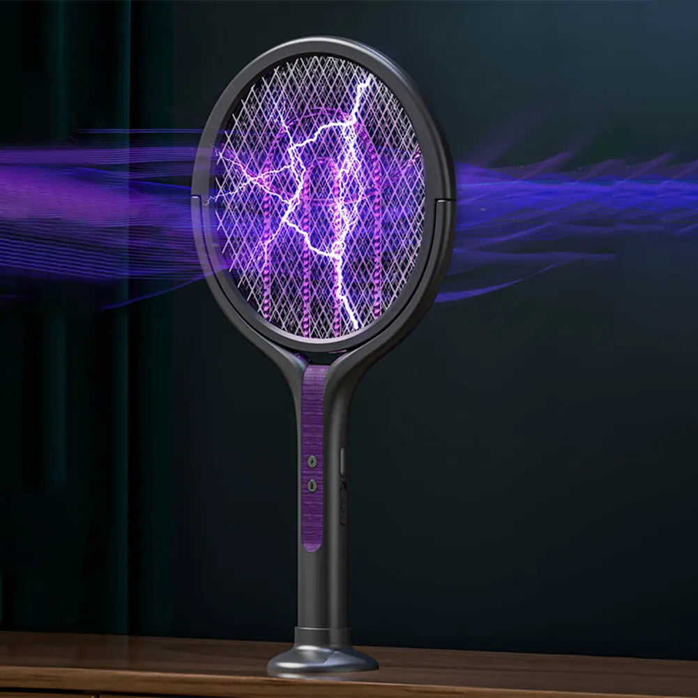 2-in-1 Electric Fly Swatter & Mosquito Trap – Rechargeable Bug Zapper
