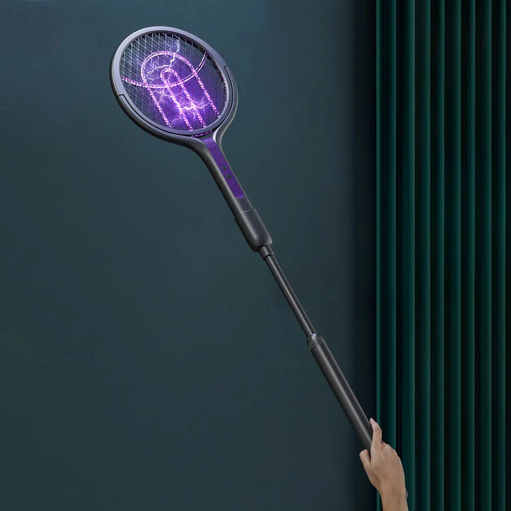 2-in-1 Electric Fly Swatter & Mosquito Trap – Rechargeable Bug Zapper