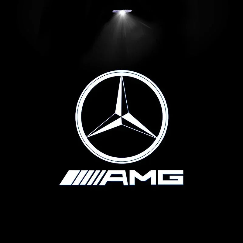 2pcs LED Door Welcome Lights – Mercedes Benz AMG (A/C/E/GLC/GLA/GLE)