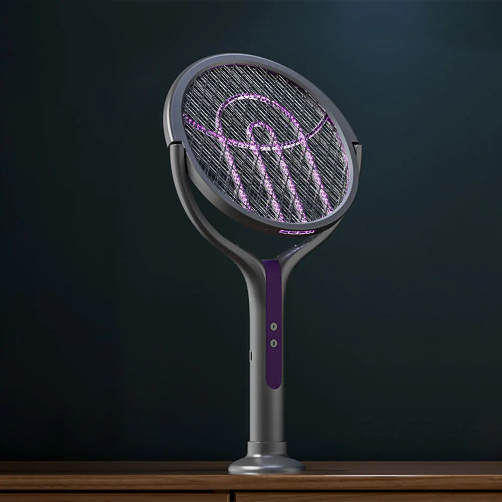 2-in-1 Electric Fly Swatter & Mosquito Trap – Rechargeable Bug Zapper