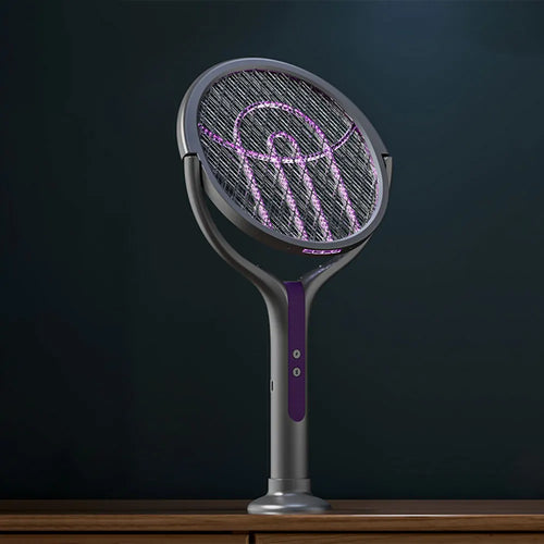 2-in-1 Electric Fly Swatter & Mosquito Trap – Rechargeable Bug Zapper