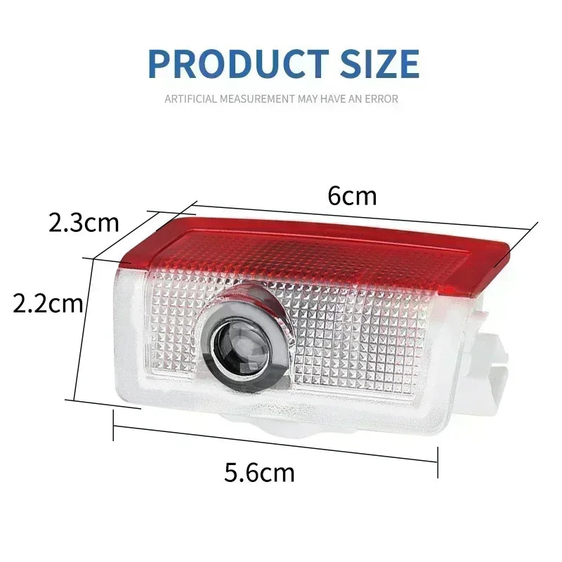 2pcs LED Door Welcome Lights – Mercedes Benz AMG (A/C/E/GLC/GLA/GLE)
